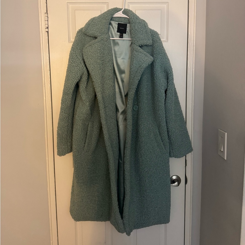Forever 21 Sage Teddy Jacket